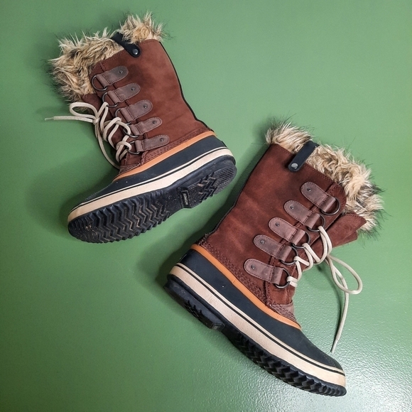 Sorel Tabacco Susan Joan Of Arctic Weatherproof Boots 8 - Picture 2 of 8
